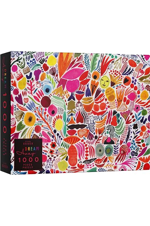 Puzzle 1000 Piezas - Sueños Florales | Rompecabezas Difícil para Adultos | Arte Colorido.