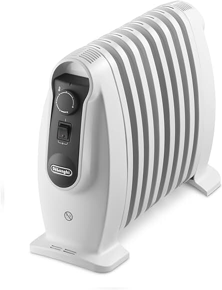 Radiador de aceite DeLonghi TRNS 0808M - Potente, seguro y eficiente en consumo energético.