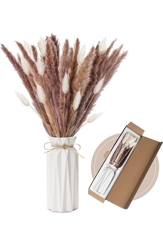 Ramo de flores secas naturales: elegante decoración para bodas, hogar y arreglos florales bohemios.