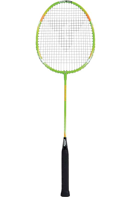 Raqueta de Bádminton para Principiantes con Eje Robusto de Acero y Cabeza Liviana en Aluminio