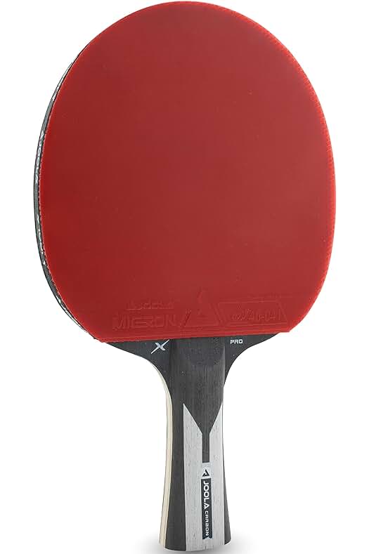 Raqueta de ping pong profesional con tecnología de carbono - JOOLA Carbon X Pro.