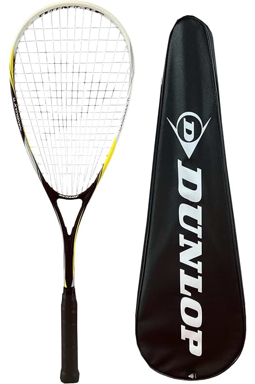 Raqueta de squash Dunlop Nanomax Ti - La elección perfecta para tus partidos de squash.
