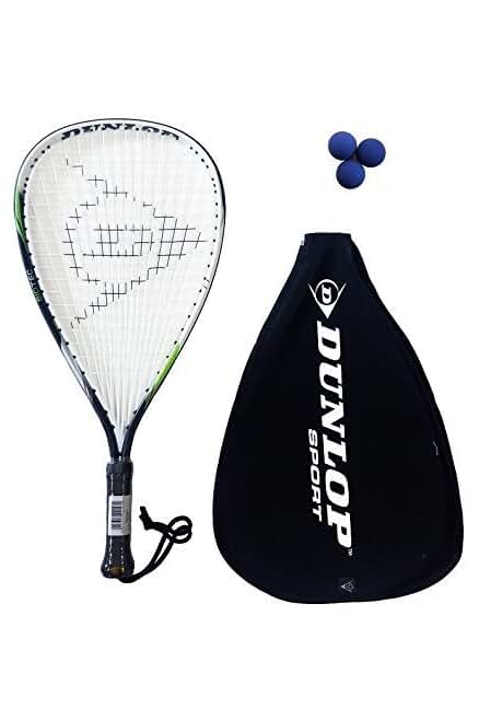 Raquetbol Dunlop Biotec Titanium + 3 pelotas por solo £50: ¡La mejor opción para tu juego!