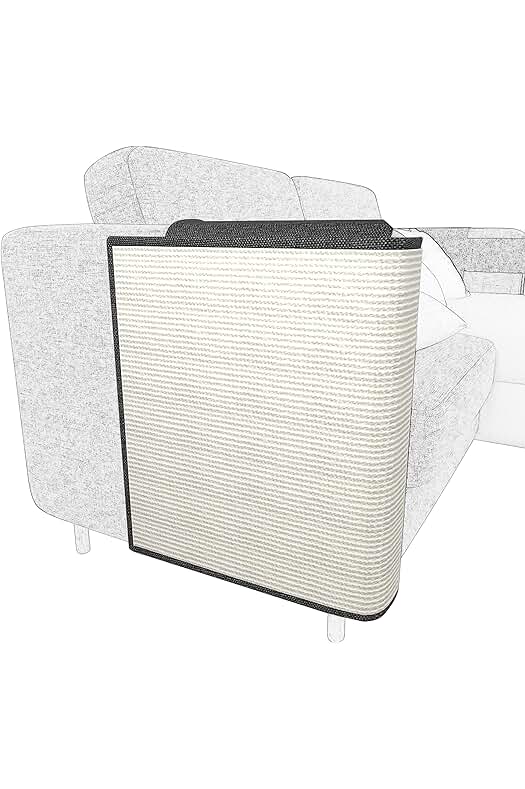 Rascador de sisal para gatos - Protege tus muebles mientras tus gatos afilan sus uñas.