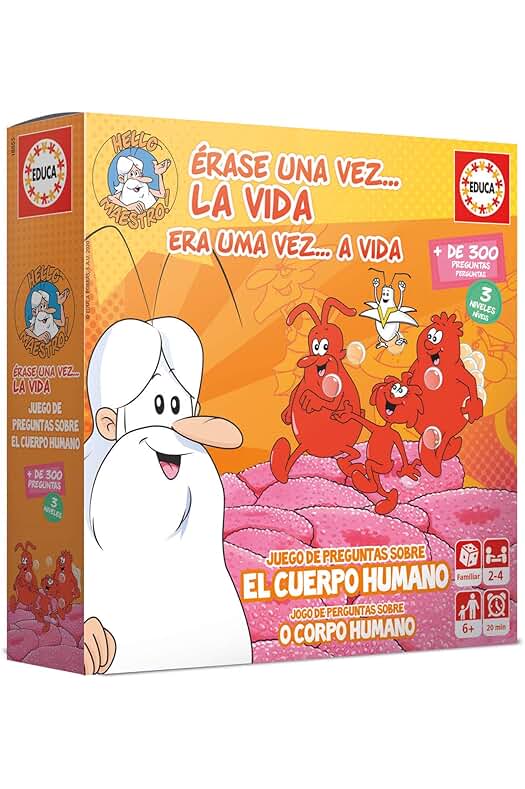Érase una Vez La Vida - Juego de Mesa Educativo sobre Anatomía y Biología para Niños