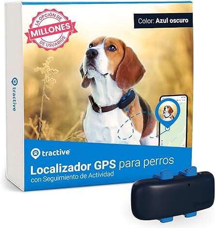 Rastreador GPS para perros - Localización precisa, Alertas antifuga y Monitoreo de actividad saludable.