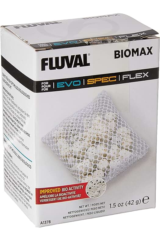 Recambio Biomax para Acuarios Flex/Spec - Blanco - 42g (Paquete de 1)