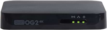 Receptor multimedia 4K con streaming rápido, calidad de imagen UHD y control remoto inteligente.