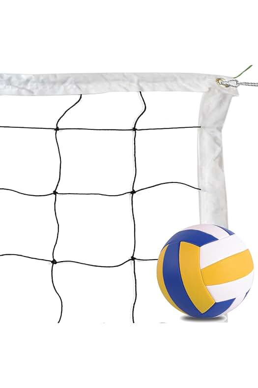 Red de Voleibol Portátil y Duradera para Deportes al Aire Libre en Patios, Piscinas y Playas.