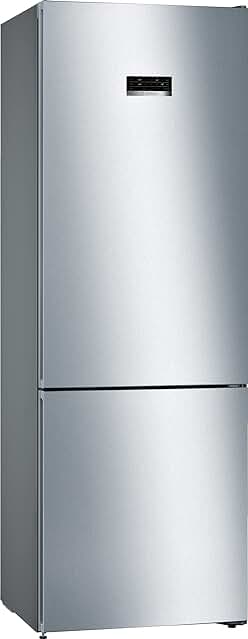 Refrigerador combinado Bosch KGN49XLEA Serie 4 – Eficiente y espacioso con diseño en acero inoxidable.