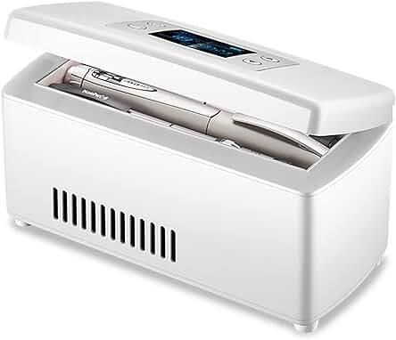 Refrigerador Portátil de Insulina con Pantalla LED de Alta Definición para Almacenamiento de Medicamentos