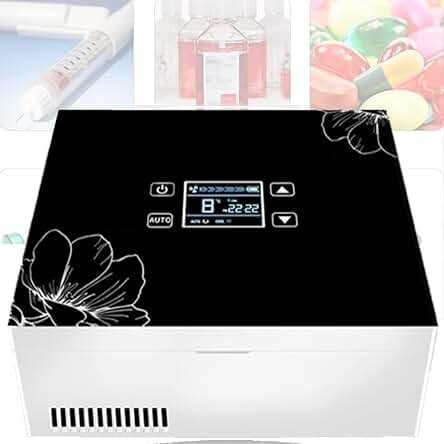 Refrigerador portátil de medicinas: Mantén tus medicamentos frescos y seguros en cualquier lugar.