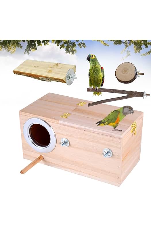 Refugio de madera para periquitos: la elección perfecta para criar y cuidar a tus aves