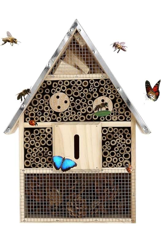 Refugio Eco-Amigable para Insectos: Hotel de Insectos Ecologico para Promover la Conservación de la Naturaleza.