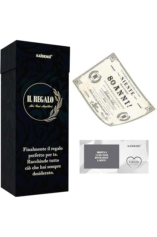 Regalos divertidos para el 80 cumpleaños - Chistes originales para él y ella