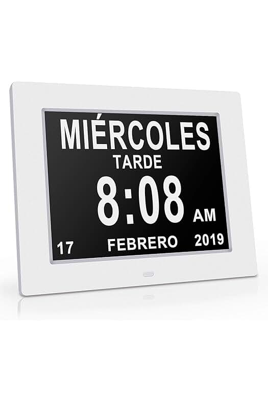 Reloj Calendario para Pacientes con Alzheimer | Dayclox Reloj Tercera Edad