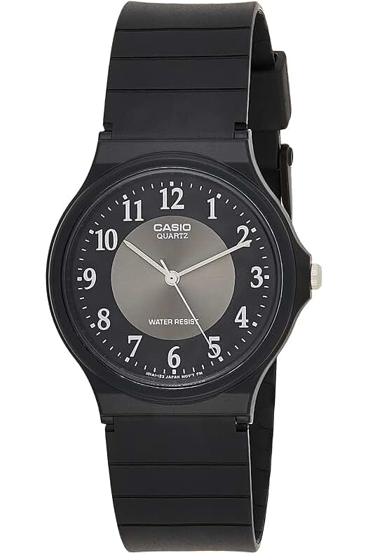 Reloj Casio MQ-24-1B3LLEF: Elegante reloj analógico de cuarzo para hombre con correa de resina.