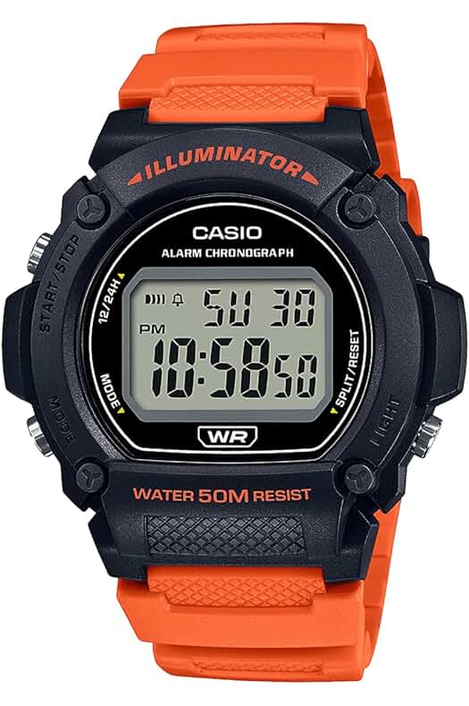 Reloj Casio Unisex-adultos Analógico W-219H-4AVEF: Estilo y precisión en un reloj Casio Unisex-adultos Analógico W-219H-4AVEF