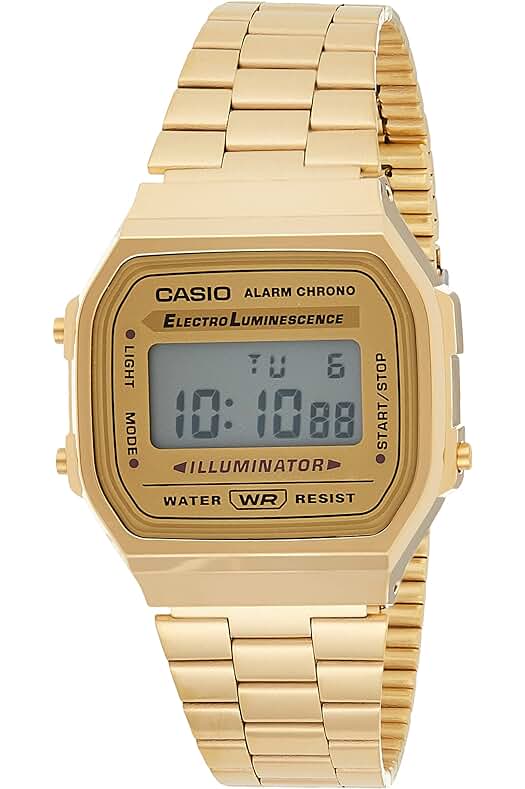 Reloj Casio Unisex Collection A168WG: La elección perfecta para hombres y mujeres.