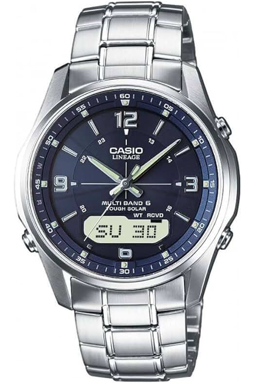 Reloj Casio WAVE CEPTOR Radiocontrolado y Solar para Hombre con Caja Sólida
