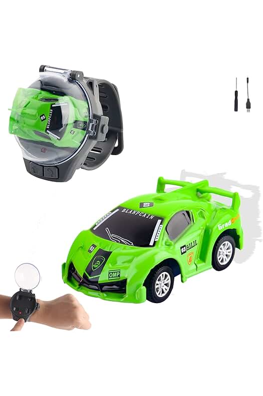 Reloj Coche Control Remoto USB, Juguete RC Stunt Car Racing Car - Niños Niñas Regalos