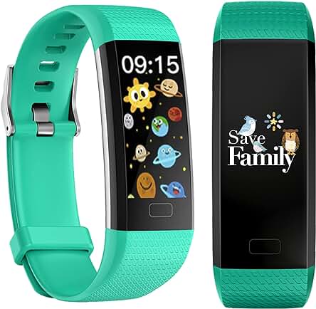 Reloj de Actividad para Niños: Monitor de Salud y Deporte con Personalización de Fondos.