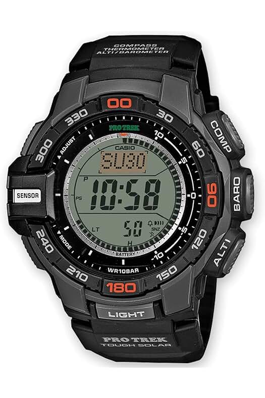 Reloj de aventura Casio Pro-Trek: Explora con estilo y precisión.