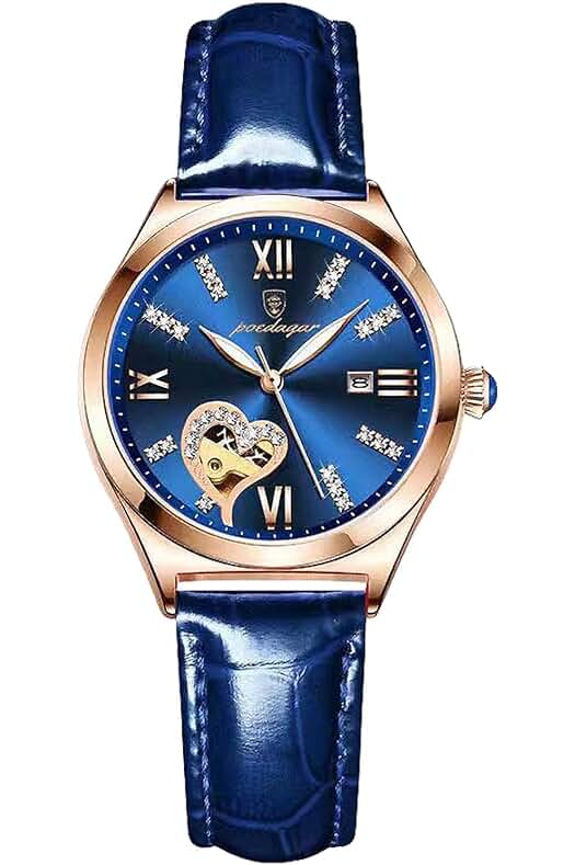 Reloj de Mujer Elegante con Correa de Cuero y Esfera Luminosa