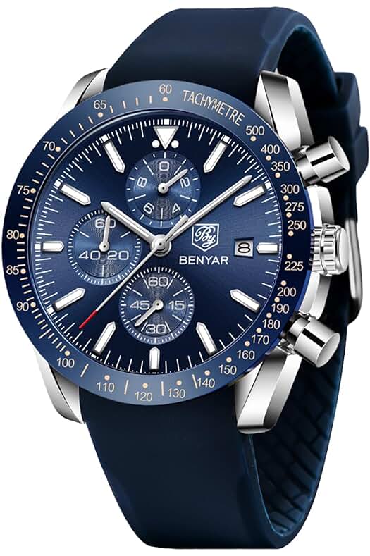Reloj de Pulsera para Hombre: Diseño Elegante, Impermeable, Luminoso y Cronógrafo - Regalo Perfecto.