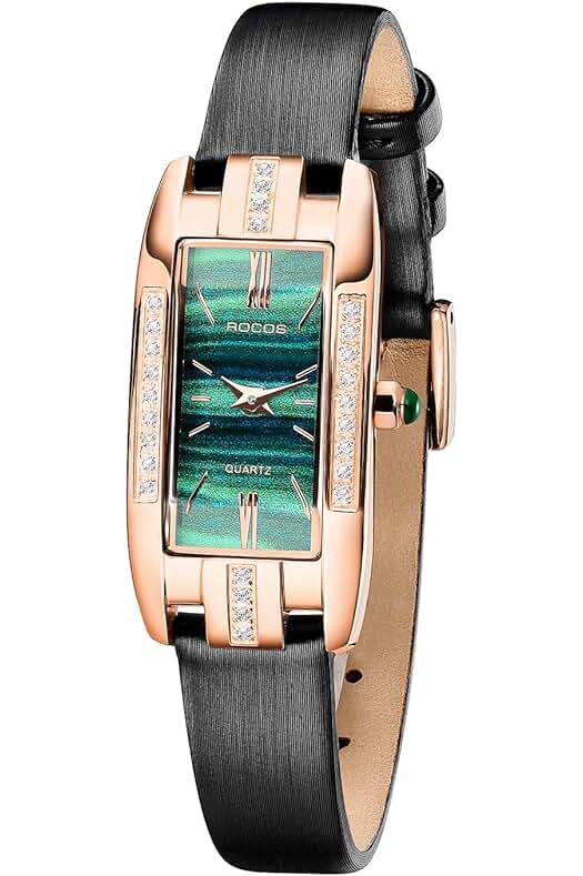 Reloj de Pulsera para Mujer con Diseño Elegante y Detalles Brillantes