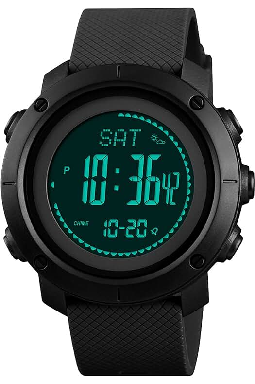 Reloj deportivo digital multifunción con altímetro, brújula y podómetro: Loluka Active Tracker.