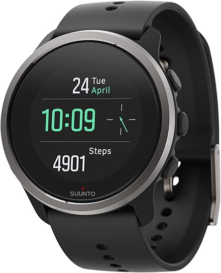 Reloj deportivo Suunto 5 Peak: Medición precisa de frecuencia cardíaca y batería de larga duración.