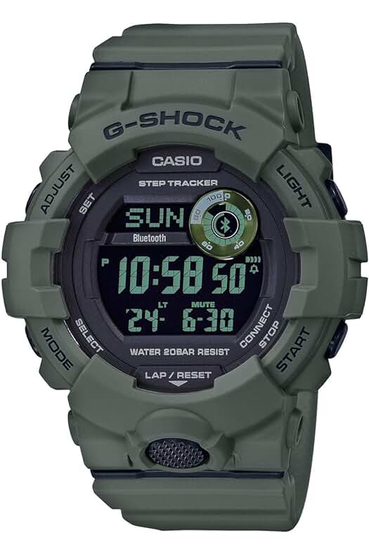 Reloj digital Casio para hombre con correa en resina: estilo y funcionalidad en uno.