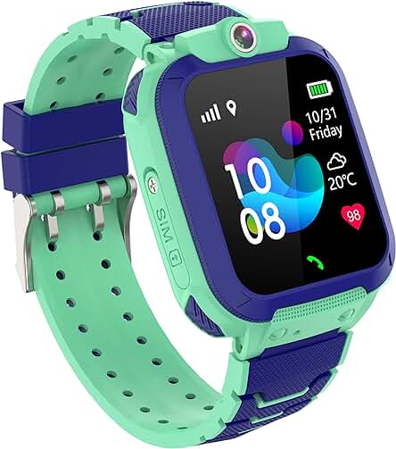 Reloj GPS Inteligente para Niñas - Localizador, Llamada SOS, Cámara, Juegos y Podómetro.