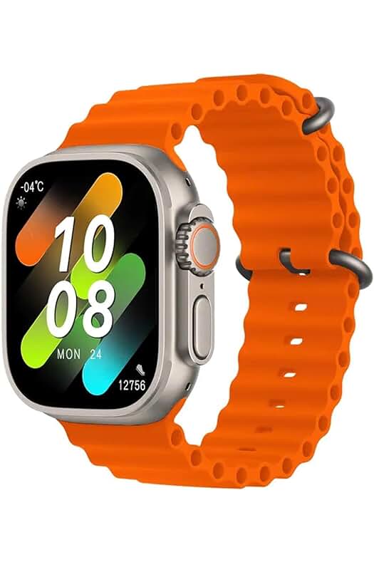 Reloj inteligente Amdglzy Ultra: Bluetooth, impermeable, recargable, perfecto para hombres y mujeres