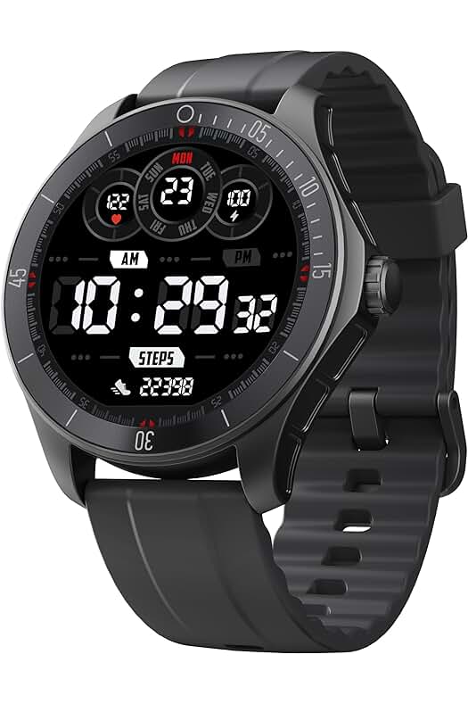 Reloj Inteligente Hombre TOOBUR - Smartwatch Alexa 44mm con Funciones de Salud y Llamada.