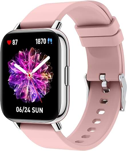 Reloj Inteligente Impermeable para Deporte con Monitor de Actividad y Pulsómetro para Hombre y Mujer