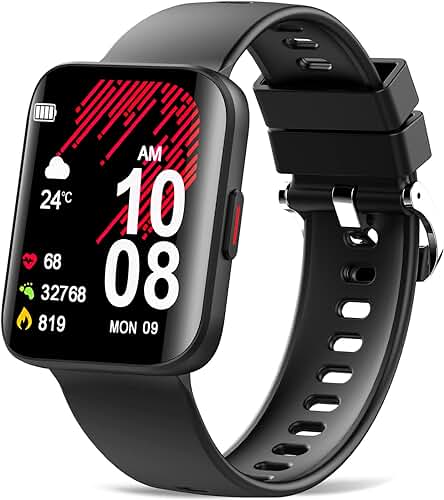 Reloj Inteligente Kuizil para Hombres y Mujeres - Impermeable, con 22 Modos Deporte