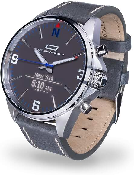 Reloj Inteligente OSKRON Gear para Hombre - Funciones Avanzadas en Talla única.