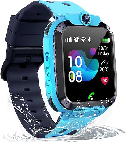 Reloj Inteligente para Niños con GPS, Llamadas y Juegos - Resistente al Agua y Seguro