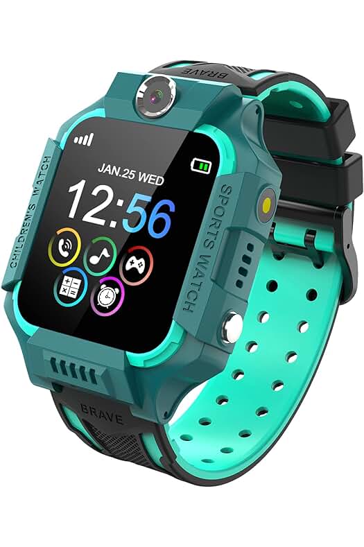 Reloj Inteligente para Niños con Juegos, SOS, Llamada, Música, Cámara y Despertador.