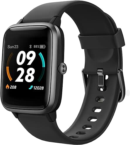 Reloj Inteligente ZOSKVEE con GPS, Monitor de Deporte y Notificaciones para Android e iOS