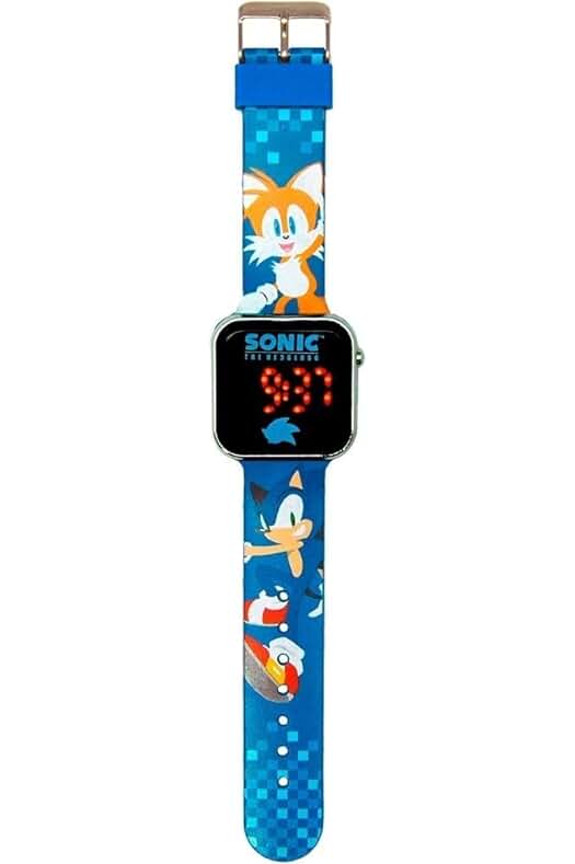 Reloj LED Sonic de SEGA: El accesorio perfecto para los fanáticos del erizo azul.