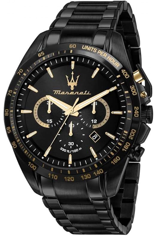 Reloj Maserati Traguardo: Elegancia y precisión en un cronógrafo exclusivo para hombres.
