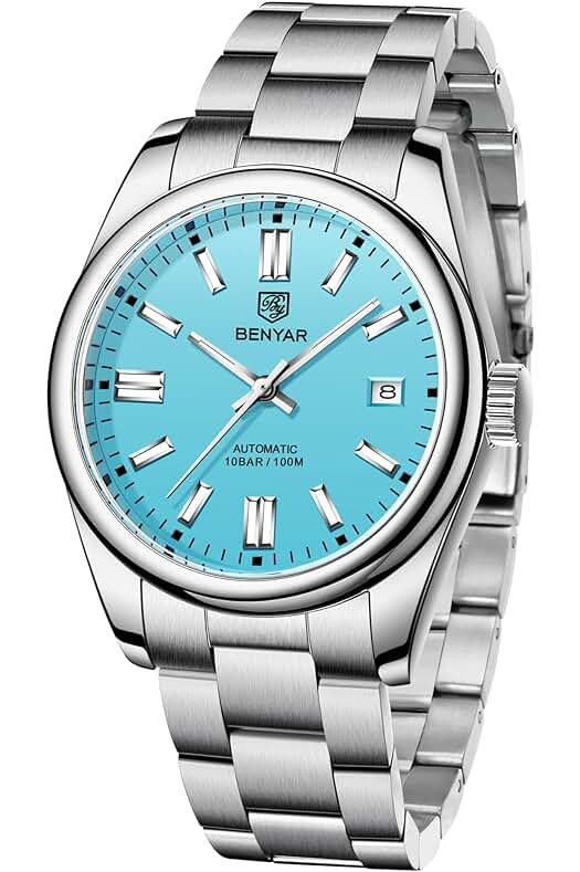 Reloj mecánico automático de Acero Inoxidable para Hombre - Elegancia y precisión en tu muñeca.