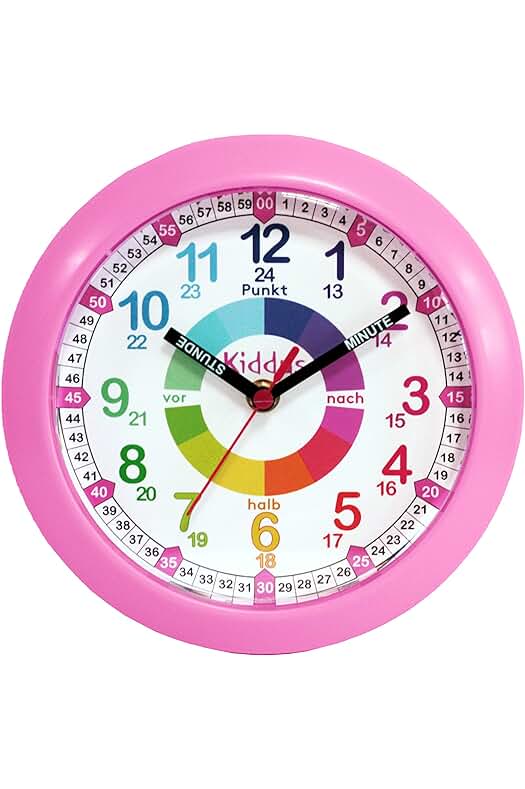 Reloj pedagógico para niños: Aprende la hora fácilmente con nuestro reloj analógico de pared.