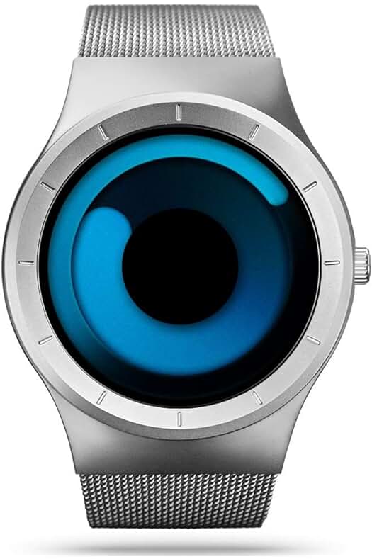 Reloj SINOBI para Hombres: Estilo de Acero Inoxidable Impermeable y de Moda con Correa de Malla