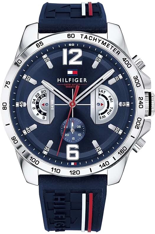 Reloj Tommy Hilfiger Azul Marino: Elegancia y estilo en cada segundo.
