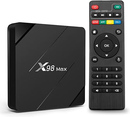 Reproductor Multimedia de Streaming Android TV Box 4K HD con Chipset de Cuatro Núcleos