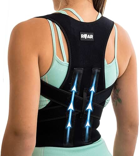 Roar® Corrector de Postura para Espalda, Hombre y Mujer - Rectificador Espalda y Postura